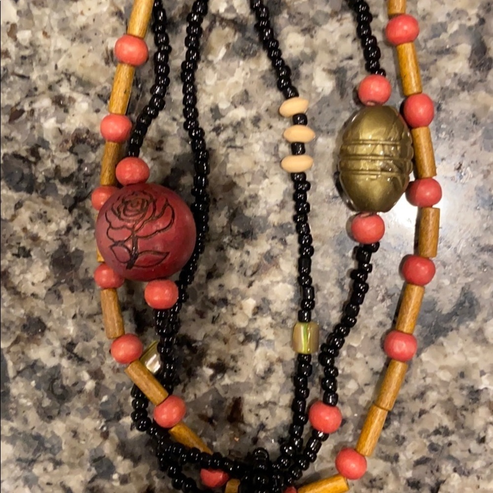 Handmade necklace bought in St. Lucia necklace! - Picture 3 of 4